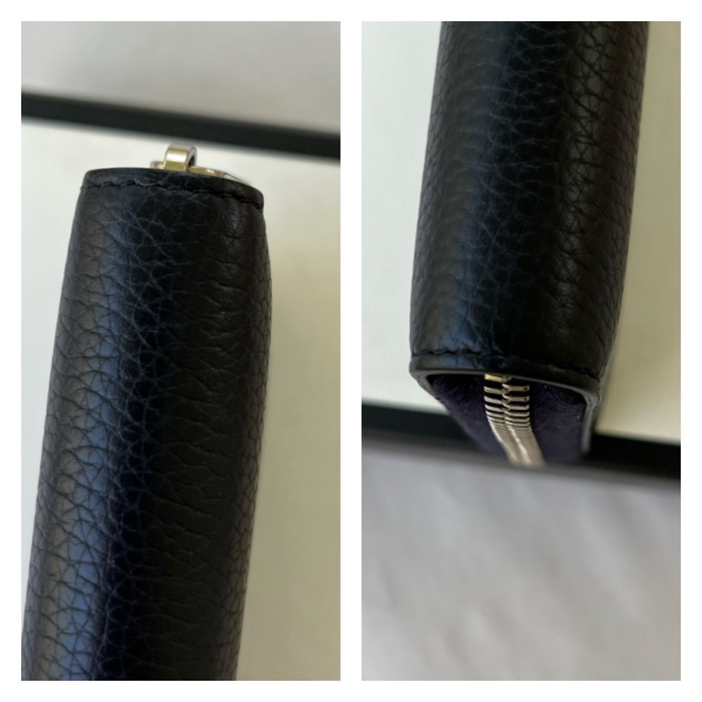 Gucci Navy Dorian Zip Wallet - Picture 10 of 11